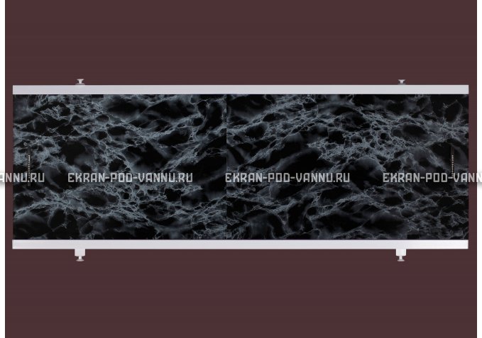 Экран EUROPLEX Универсал черный мрамор – купить по цене 6250 руб. в интернет-магазине в городе Красноярск картинка 1