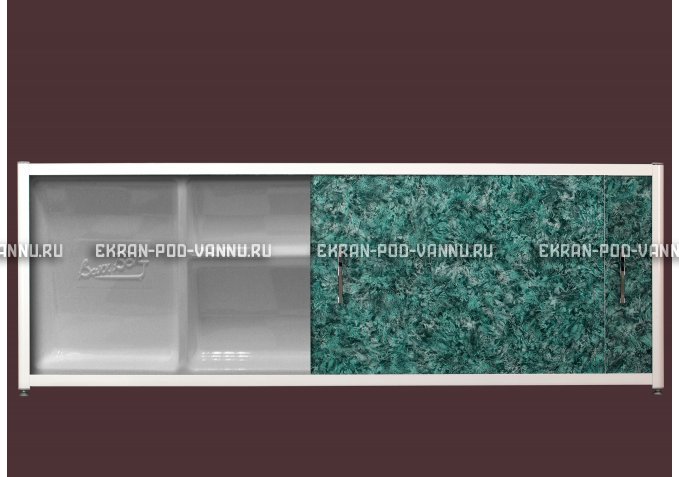 Экран с полкой - Малахит – купить по цене 6280 руб. в интернет-магазине в городе Красноярск картинка 1
