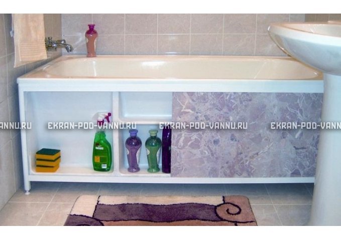 Экран с полочкой - Белый – купить по цене 7150 руб. в интернет-магазине в городе Красноярск картинка 2