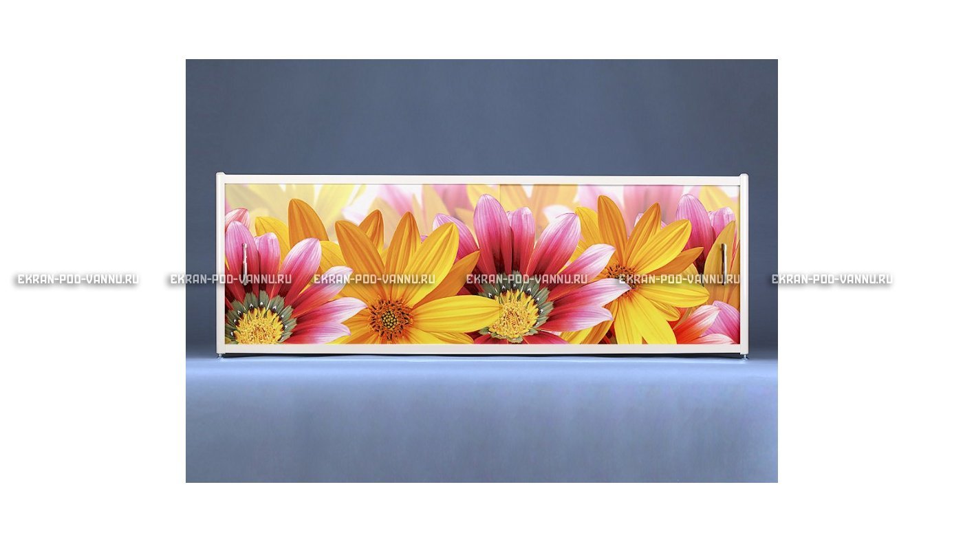 Раздвижной ФОТО экран - Flowers – купить по цене 8500 руб. в интернет-магазине в городе Красноярск картинка 6