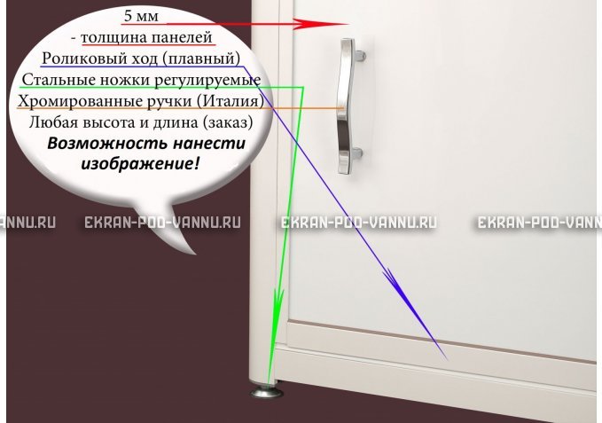 Экран на роликах EUROPLEX изображение 099 – купить по цене 12400 руб. в интернет-магазине в городе Красноярск картинка 2