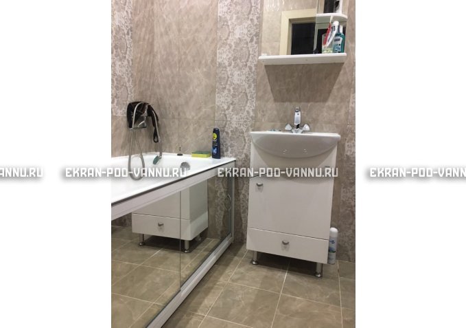 Раздвижной экран EUROPLEX Роликс Зеркальный – купить по цене 9700 руб. в интернет-магазине в городе Красноярск картинка 5