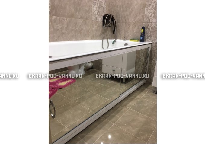Раздвижной экран EUROPLEX Роликс Зеркальный – купить по цене 9700 руб. в интернет-магазине в городе Красноярск картинка 9