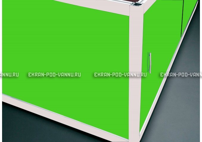 Торцевой экран EUROPLEX Комфорт салатовый – купить по цене 8760 руб. в интернет-магазине в городе Красноярск картинка 1