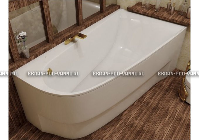 Акриловая ванна Vayer Boomerang 170x90 – купить по цене 47600 руб. в интернет-магазине в городе Красноярск картинка 1
