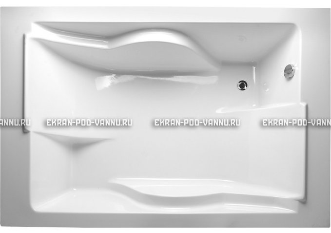 Акриловая ванна Vayer Coral 180x120 – купить по цене 33850 руб. в интернет-магазине в городе Красноярск картинка 2