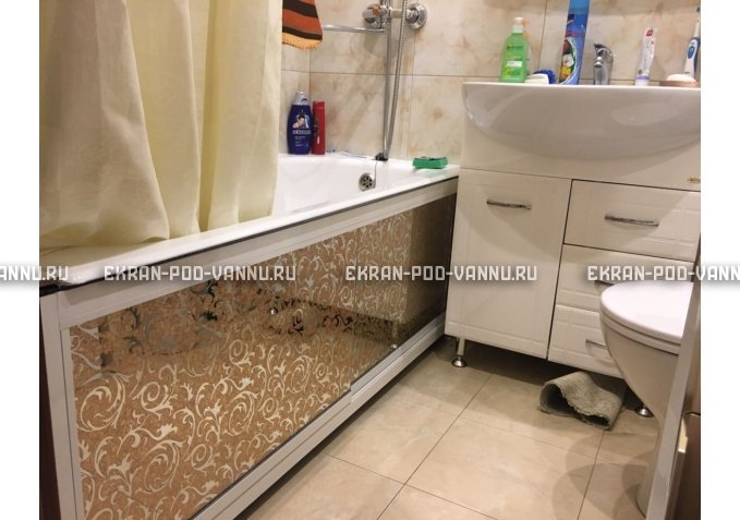 Раздвижной экран EUROPLEX Роликс Золото – купить по цене 12500 руб. в интернет-магазине в городе Красноярск картинка 1