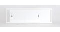Экран из МДФ EMMY Монро 170 белый в алюминиевой раме – купить по цене 5800 руб. в интернет-магазине в городе Красноярск картинка 53