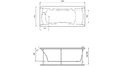 Акриловая ванна Relisan Loara 180x80 – купить по цене 23580 руб. в интернет-магазине в городе Красноярск картинка 17