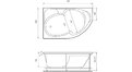 Акриловая ванна Relisan Sofi 170x105 – купить по цене 23480 руб. в интернет-магазине в городе Красноярск картинка 17