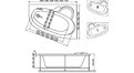 Акриловая ванна Relisan Ariadna 160x105 – купить по цене 24950 руб. в интернет-магазине в городе Красноярск картинка 13