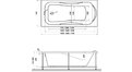 Акриловая ванна Relisan Elvira 150x75 – купить по цене 15260 руб. в интернет-магазине в городе Красноярск картинка 13