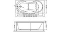 Акриловая ванна Relisan Lada 150x70 – купить по цене 14400 руб. в интернет-магазине в городе Красноярск картинка 13