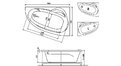 Акриловая ванна Relisan Zoya 140x90 – купить по цене 19000 руб. в интернет-магазине в городе Красноярск картинка 13