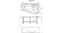 Акриловая ванна 1MarKa Gracia 160x95 – купить по цене 20300 руб. в интернет-магазине в городе Красноярск картинка 17