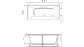 Акриловая ванна Vayer Casoli 170x75 – купить по цене 19110 руб. в интернет-магазине в городе Красноярск картинка 10