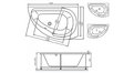 Акриловая ванна Vayer Ismena 160x105 – купить по цене 28350 руб. в интернет-магазине в городе Красноярск картинка 21